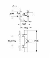 GROHE GROHTHERM 1000 COSMOPOLITAN